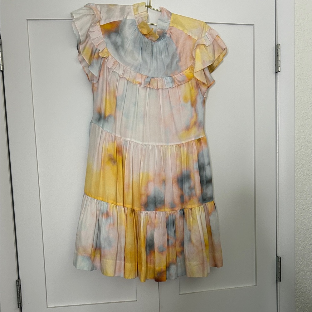 Colorful Ruffled Kids Dress